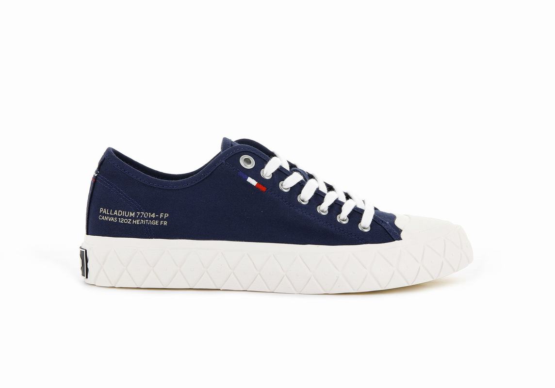 Palladium Palla Ace Canvas Men's Low Top Sneakers Indigo (YIOU79280)